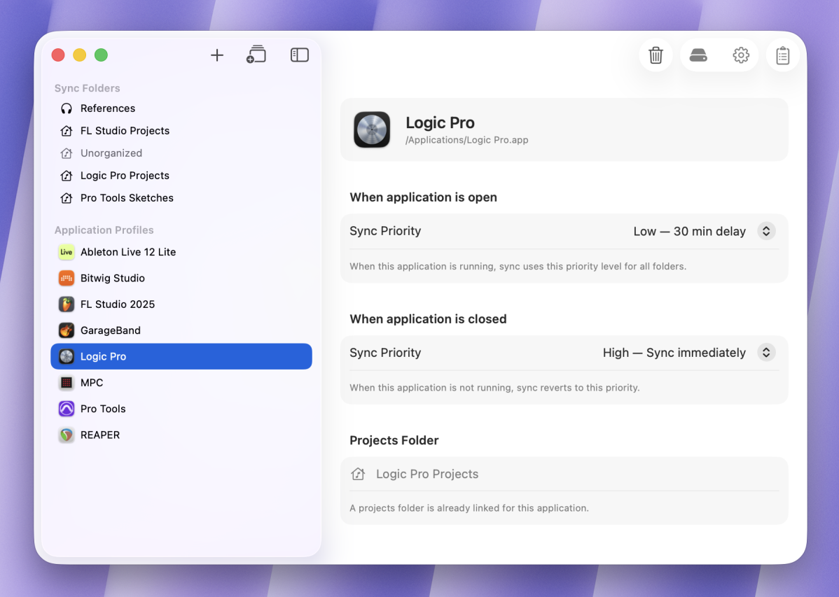 App screenshot